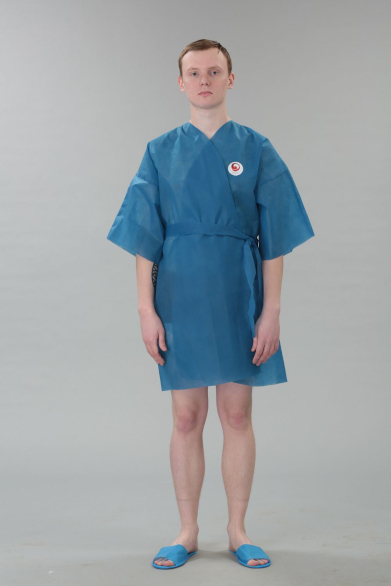 Халат-кимоно, длинный рукав, пл. 40 г/м2